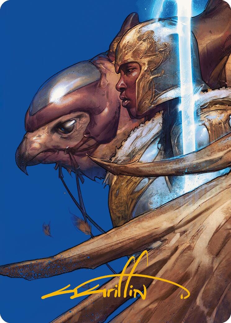Arna Kennerud, Skycaptain Art Card (Gold-Stamped Signature) [Modern Horizons 3 Art Series] MTG Single Magic: The Gathering  | Multizone: Comics And Games