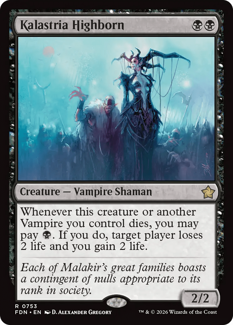 Kalastria Highborn (0753) [Foundations] MTG Single Magic: The Gathering  | Multizone: Comics And Games