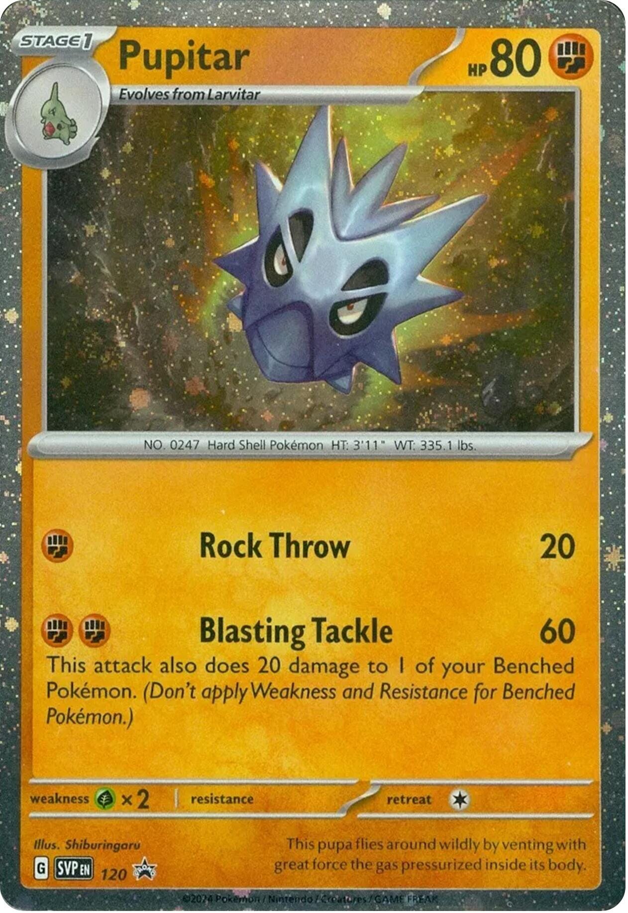 Pupitar (120) [Scarlet & Violet: Black Star Promos] Pokemon Single Pokémon  | Multizone: Comics And Games