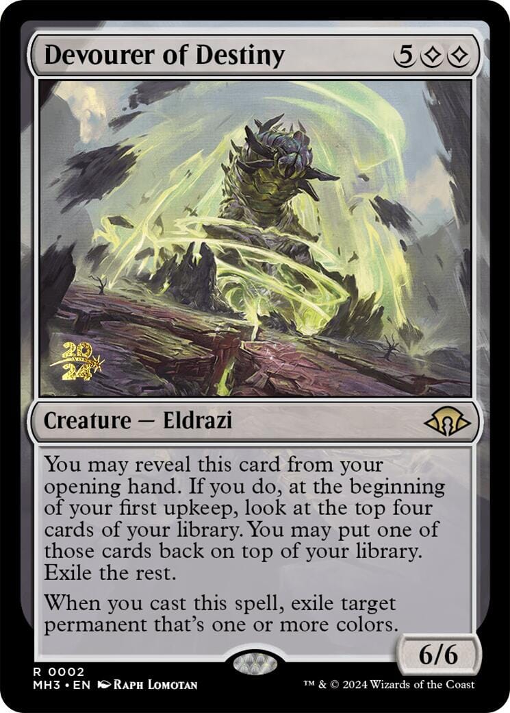 Devourer of Destiny [Modern Horizons 3 Prerelease Promos] MTG Single Magic: The Gathering  | Multizone: Comics And Games