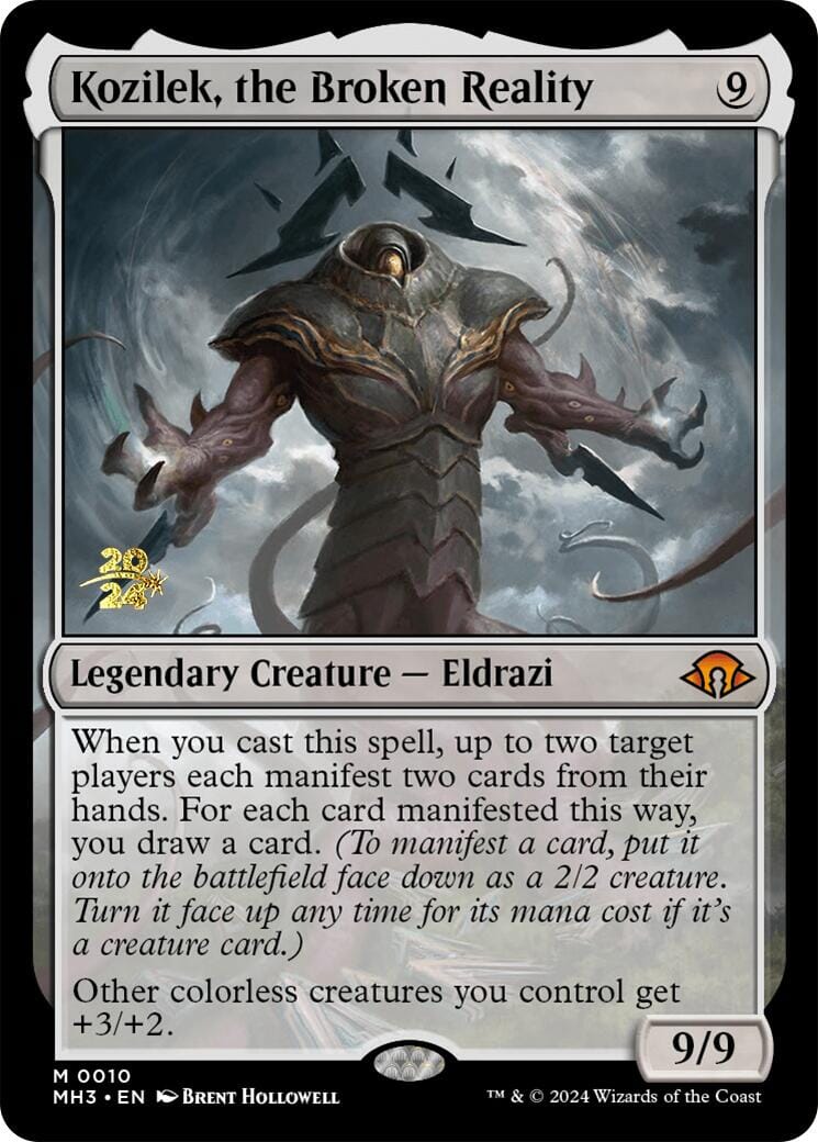 Kozilek, the Broken Reality [Modern Horizons 3 Prerelease Promos] MTG Single Magic: The Gathering  | Multizone: Comics And Games