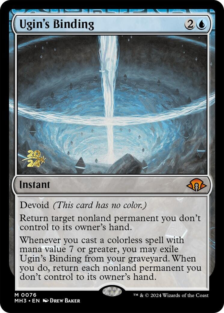 Ugin's Binding [Modern Horizons 3 Prerelease Promos] MTG Single Magic: The Gathering  | Multizone: Comics And Games