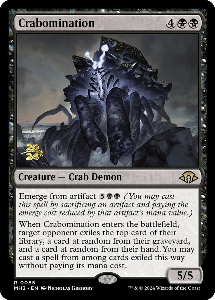 Crabomination [Modern Horizons 3 Prerelease Promos] MTG Single Magic: The Gathering  | Multizone: Comics And Games