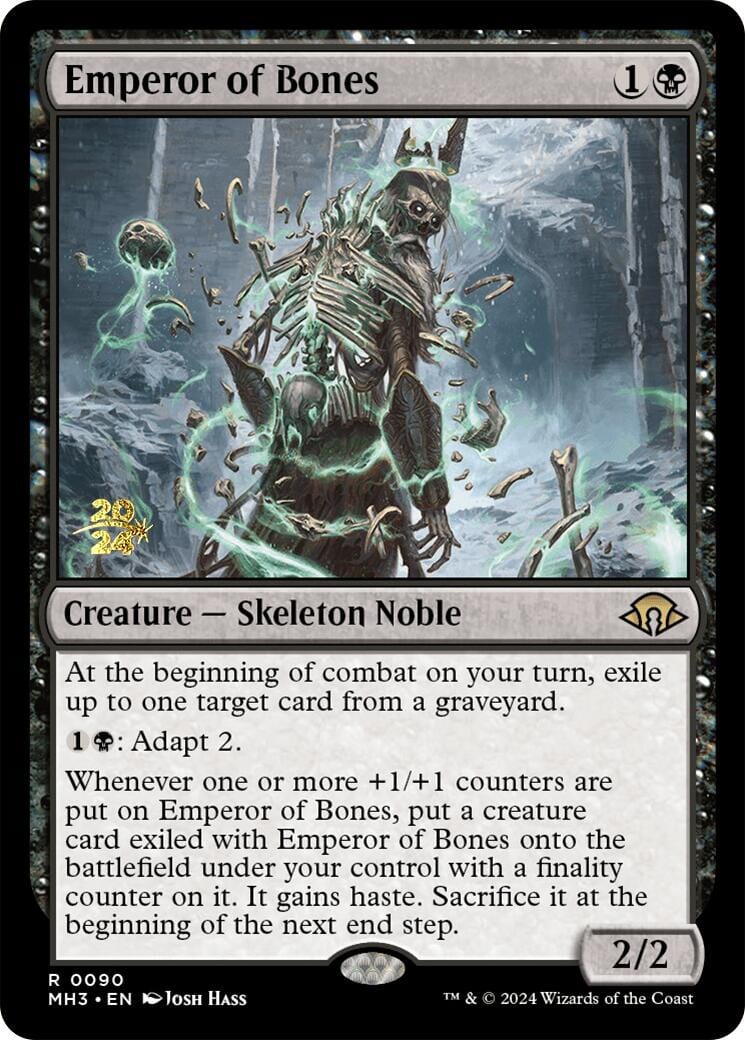 Emperor of Bones [Modern Horizons 3 Prerelease Promos] MTG Single Magic: The Gathering  | Multizone: Comics And Games