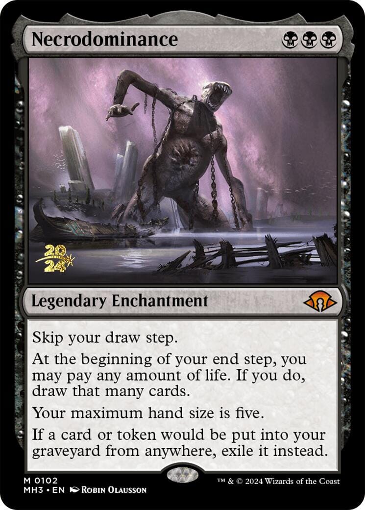 Necrodominance [Modern Horizons 3 Prerelease Promos] MTG Single Magic: The Gathering  | Multizone: Comics And Games