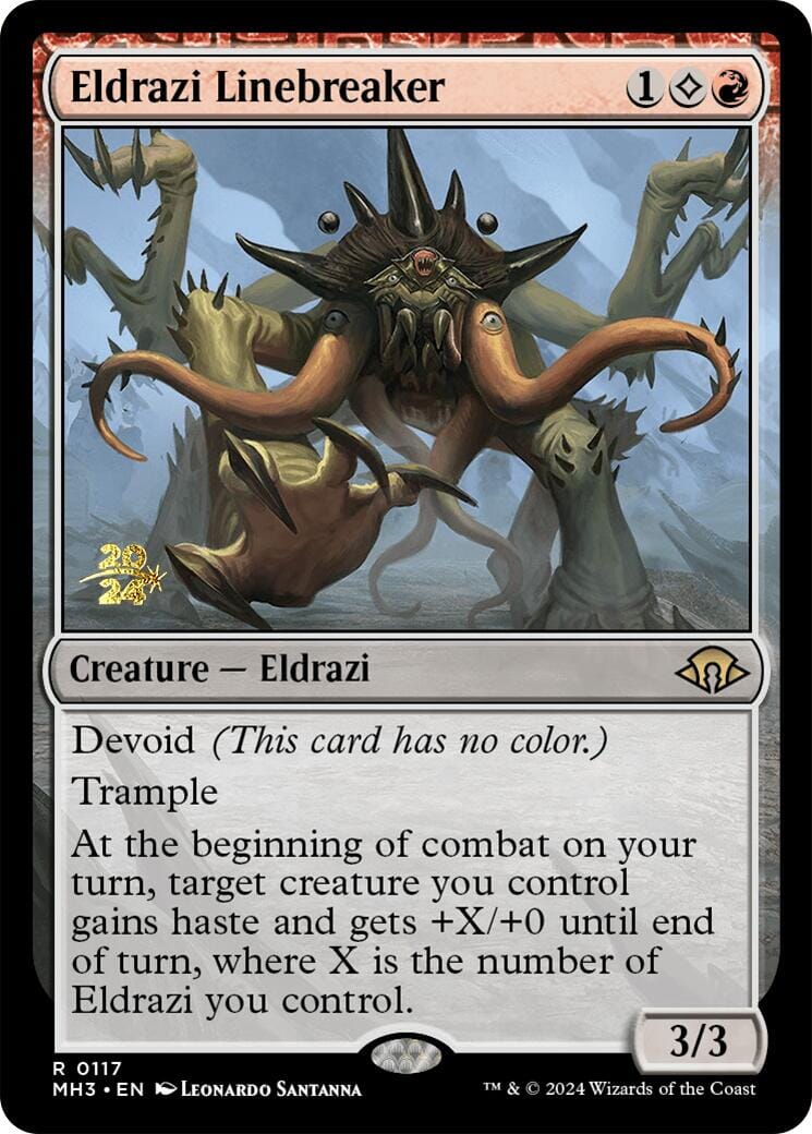 Eldrazi Linebreaker [Modern Horizons 3 Prerelease Promos] MTG Single Magic: The Gathering  | Multizone: Comics And Games