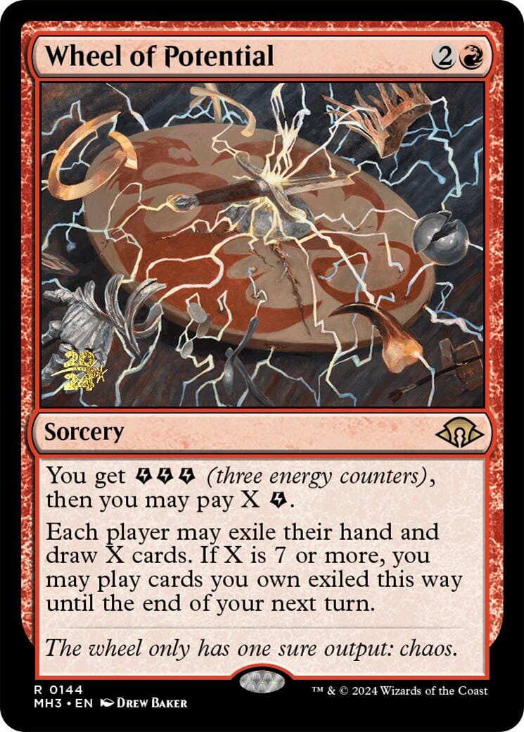 Wheel of Potential [Modern Horizons 3 Prerelease Promos] MTG Single Magic: The Gathering  | Multizone: Comics And Games
