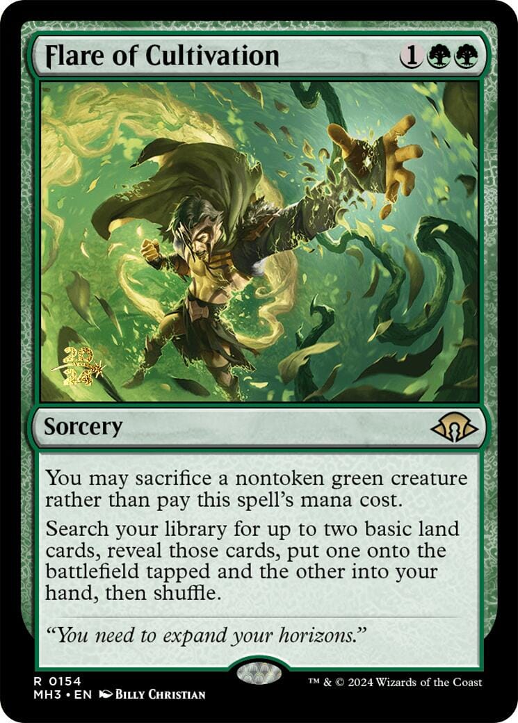 Flare of Cultivation [Modern Horizons 3 Prerelease Promos] MTG Single Magic: The Gathering  | Multizone: Comics And Games
