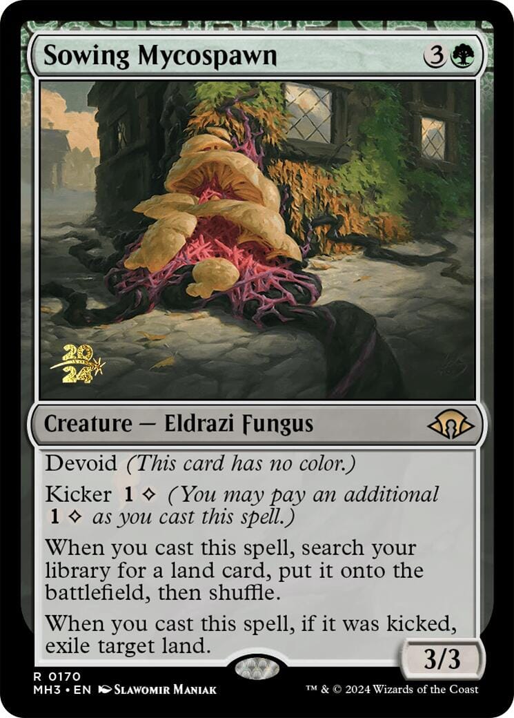 Sowing Mycospawn [Modern Horizons 3 Prerelease Promos] MTG Single Magic: The Gathering  | Multizone: Comics And Games