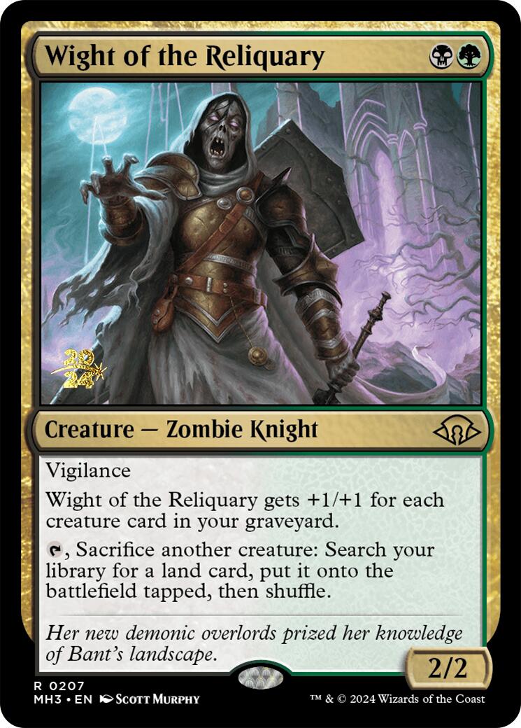 Wight of the Reliquary [Modern Horizons 3 Prerelease Promos] | Multizone: Comics And Games