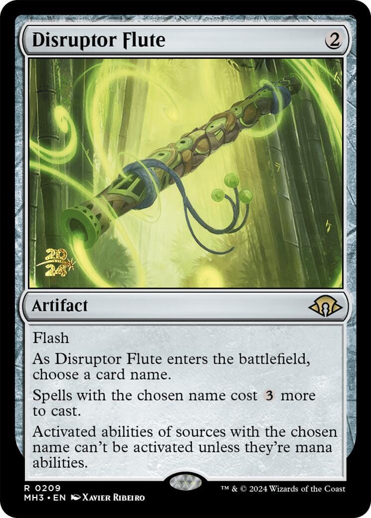 Disruptor Flute [Modern Horizons 3 Prerelease Promos] MTG Single Magic: The Gathering  | Multizone: Comics And Games