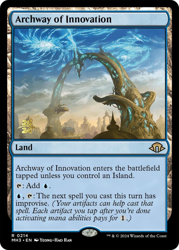 Archway of Innovation [Modern Horizons 3 Prerelease Promos] MTG Single Magic: The Gathering  | Multizone: Comics And Games
