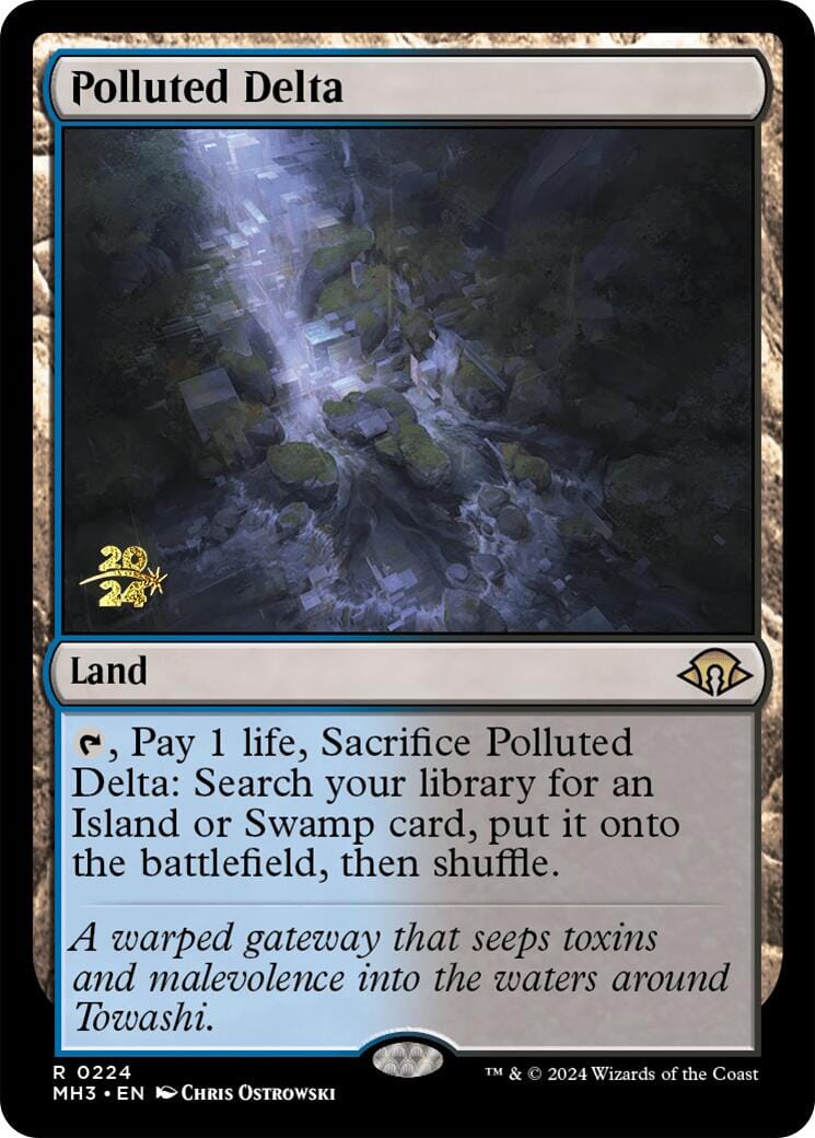 Polluted Delta [Modern Horizons 3 Prerelease Promos] MTG Single Magic: The Gathering  | Multizone: Comics And Games