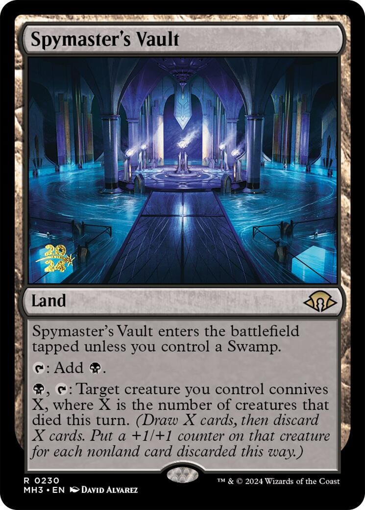 Spymaster's Vault [Modern Horizons 3 Prerelease Promos] MTG Single Magic: The Gathering  | Multizone: Comics And Games