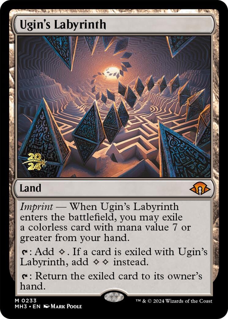 Ugin's Labyrinth [Modern Horizons 3 Prerelease Promos] MTG Single Magic: The Gathering  | Multizone: Comics And Games