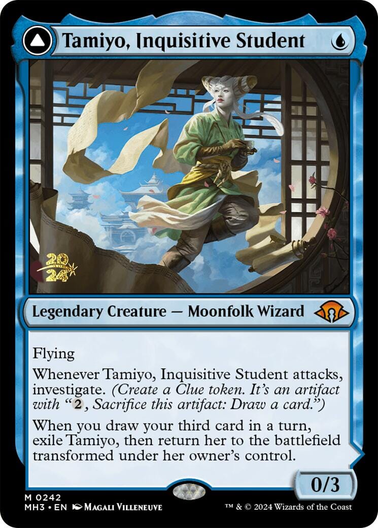 Tamiyo, Inquisitive Student [Modern Horizons 3 Prerelease Promos] MTG Single Magic: The Gathering  | Multizone: Comics And Games