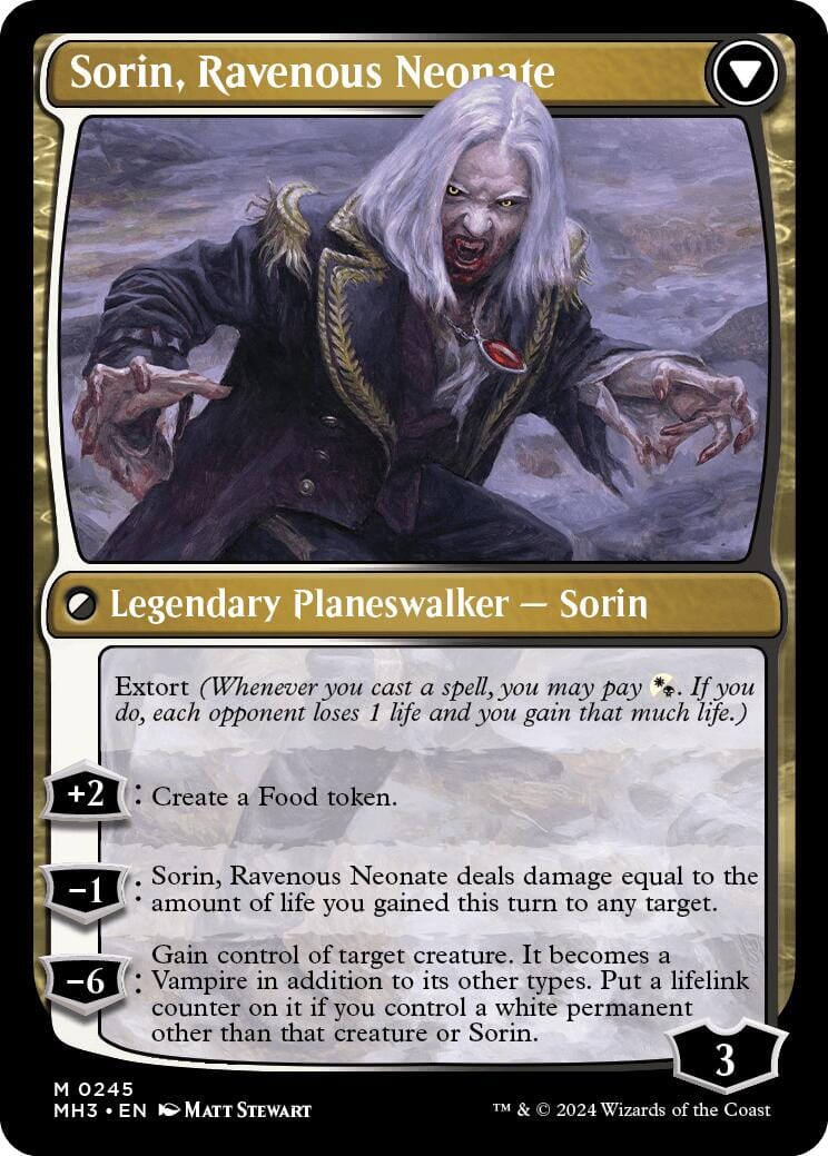 Sorin of House Markov [Modern Horizons 3 Prerelease Promos] MTG Single Magic: The Gathering  | Multizone: Comics And Games