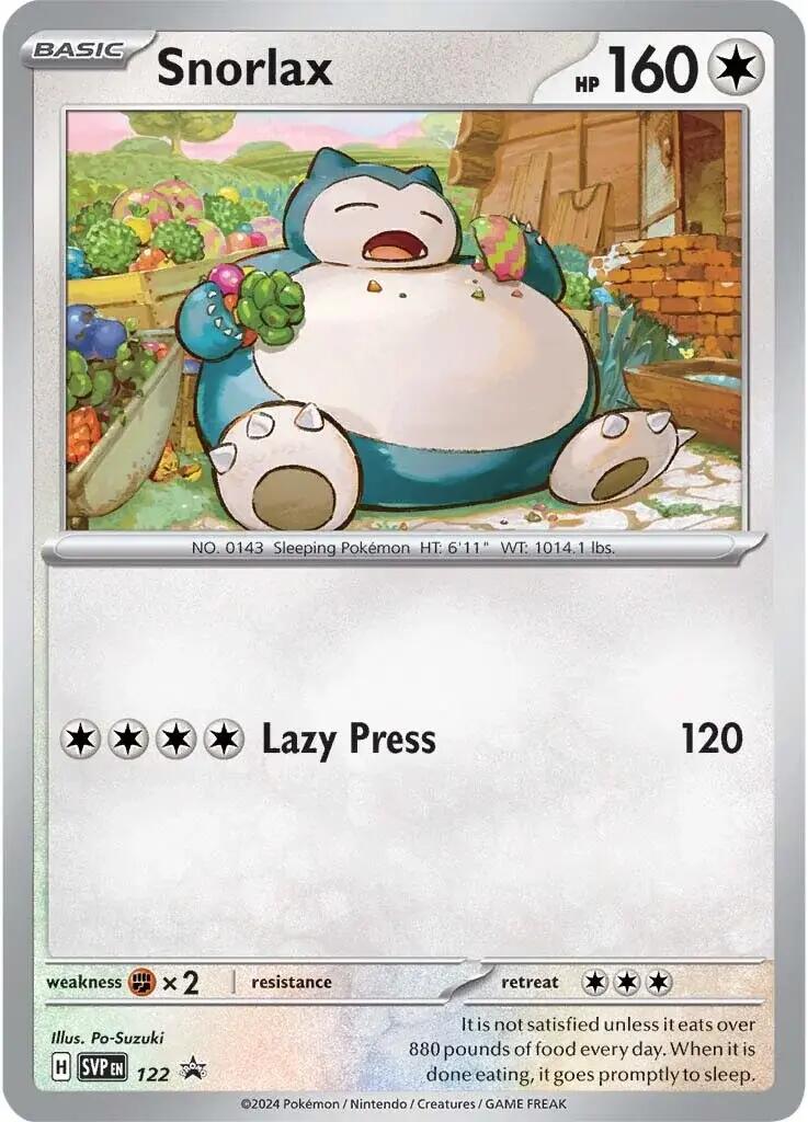 Snorlax (122) [Scarlet & Violet: Black Star Promos] | Multizone: Comics And Games