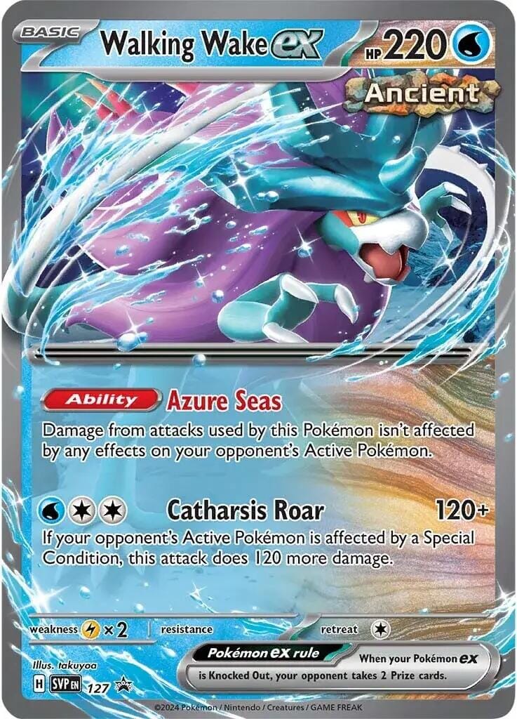 Walking Wake ex (127) [Scarlet & Violet: Black Star Promos] Pokemon Single Pokémon  | Multizone: Comics And Games
