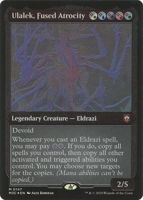 Ulalek, Fused Atrocity (Display Commander) [Modern Horizons 3 Commander] MTG Single Magic: The Gathering  | Multizone: Comics And Games