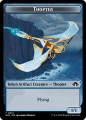 Servo // Thoper Double-Sided Token [Modern Horizons 3 Tokens] MTG Single Magic: The Gathering  | Multizone: Comics And Games