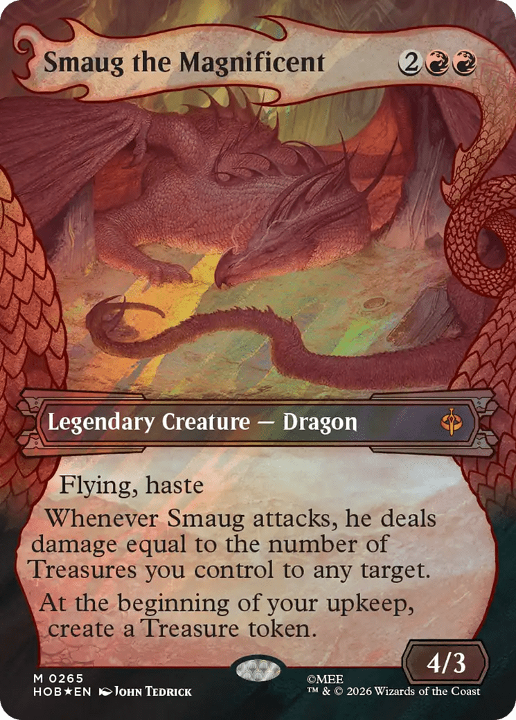 Smaug the Magnificent (Showcase) (Surge Foil) [The Hobbit] MTG Single Magic: The Gathering  | Multizone: Comics And Games
