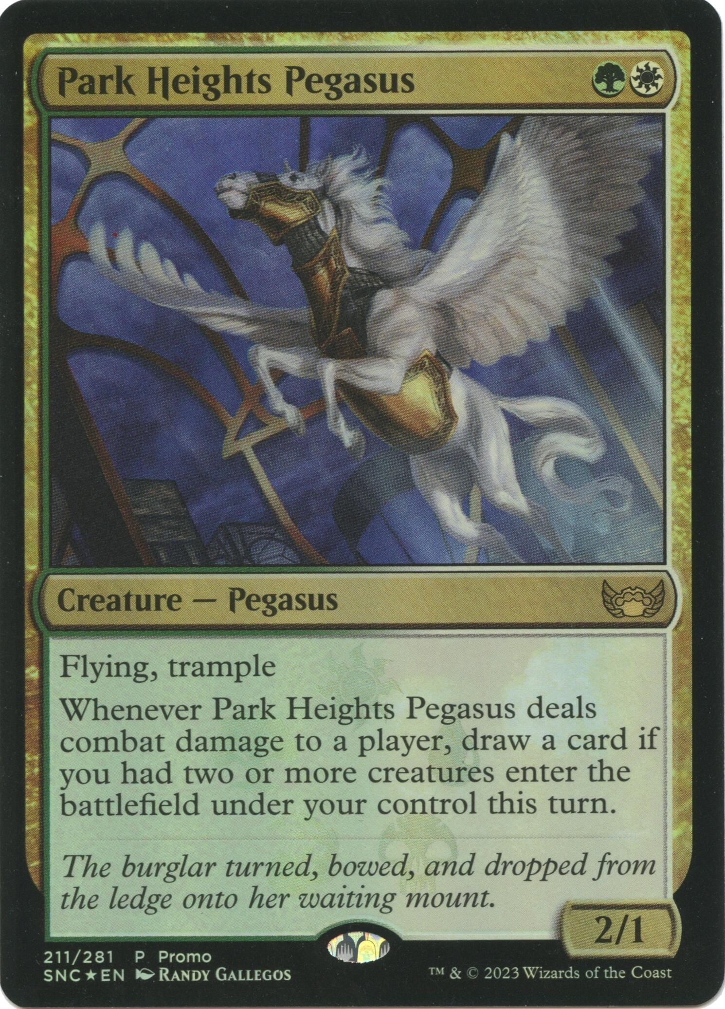 Park Heights Pegasus [Media Promos] MTG Single Magic: The Gathering  | Multizone: Comics And Games