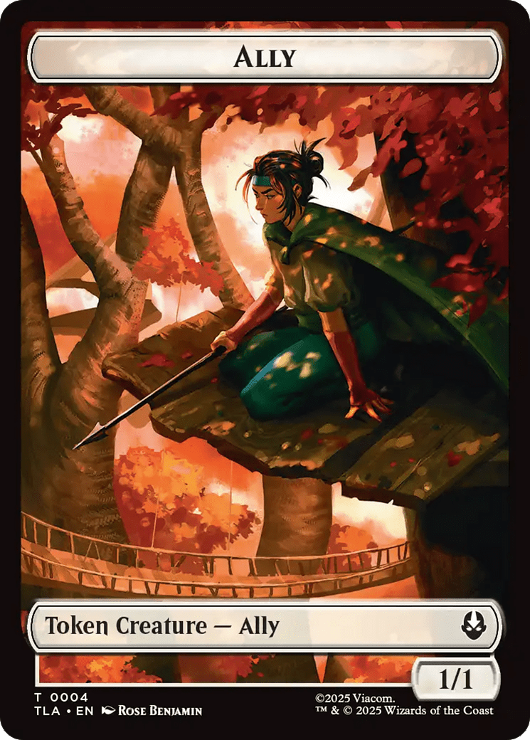 Ally (0004) // Soldier (0011) Double-Sided Token [Avatar: The Last Airbender Tokens] MTG Single Magic: The Gathering  | Multizone: Comics And Games