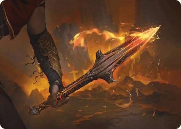 The Spear of Leonidas Art Card [Assassin's Creed Art Series] MTG Single Magic: The Gathering  | Multizone: Comics And Games