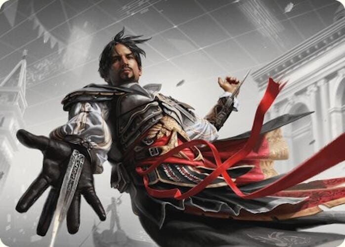 Ezio Auditore da Firenze Art Card [Assassin's Creed Art Series] MTG Single Magic: The Gathering  | Multizone: Comics And Games