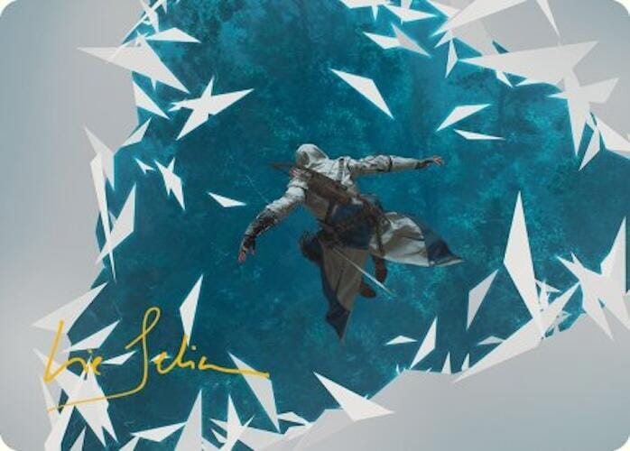 Restart Sequence Art Card (Gold-Stamped Signature) [Assassin's Creed Art Series] MTG Single Magic: The Gathering  | Multizone: Comics And Games