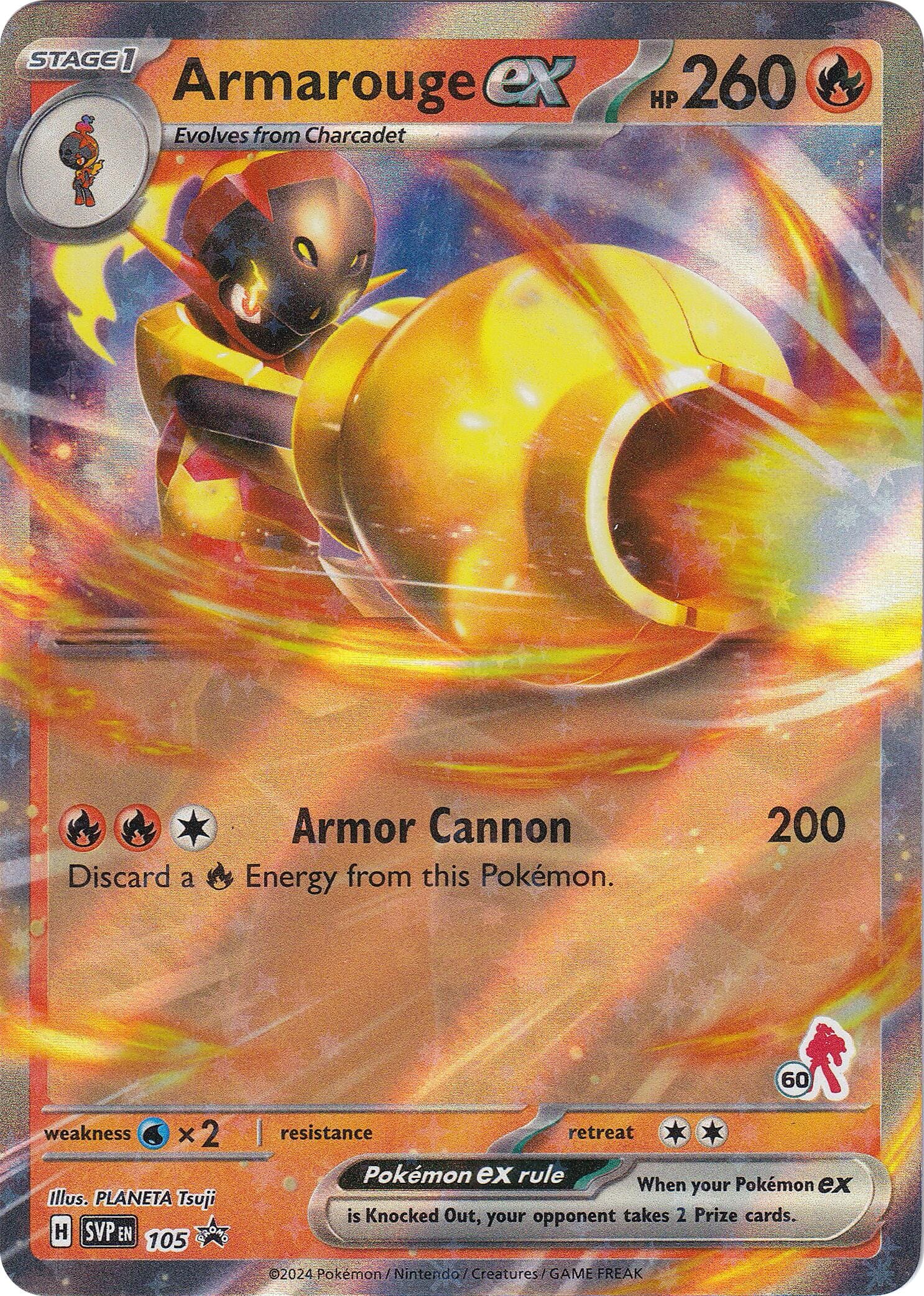 Armarouge ex (105) (Armarouge 60) [Battle Academy 2024] Pokemon Single Pokémon  | Multizone: Comics And Games