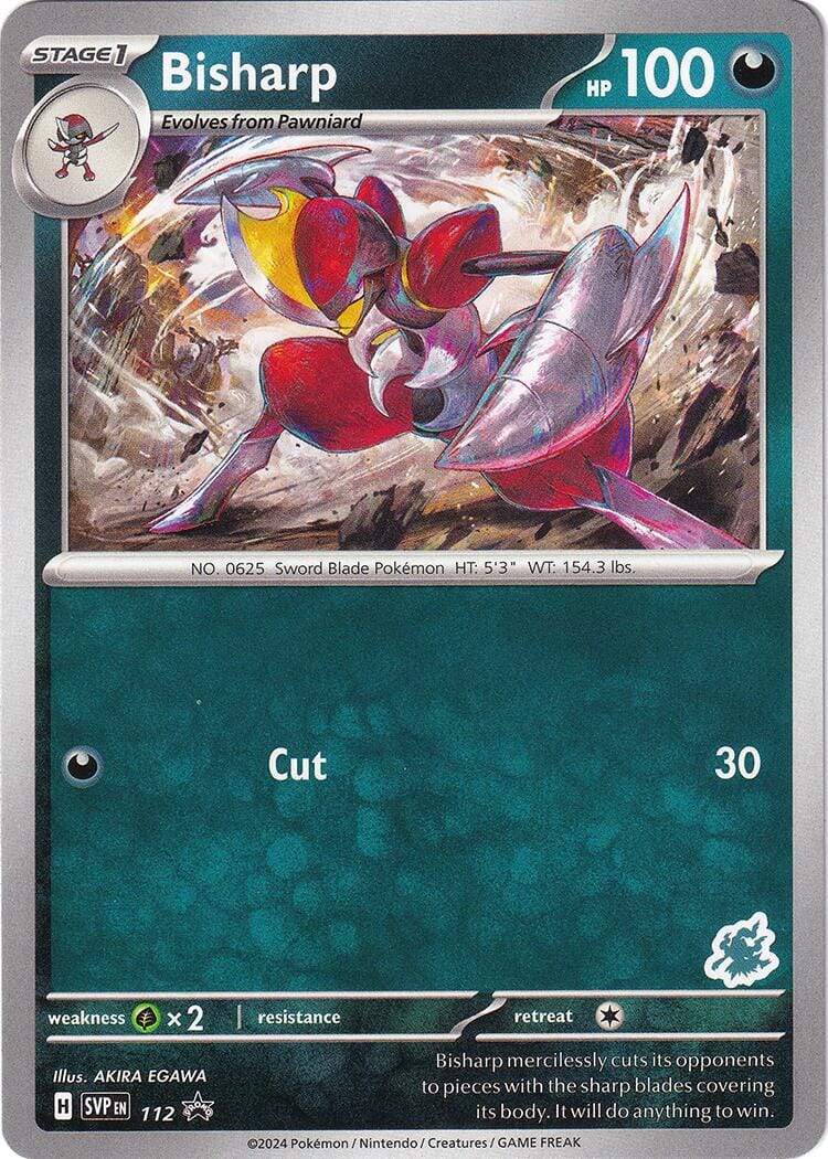 Bisharp (112) (Darkrai Deck) [Battle Academy 2024] Pokemon Single Pokémon  | Multizone: Comics And Games