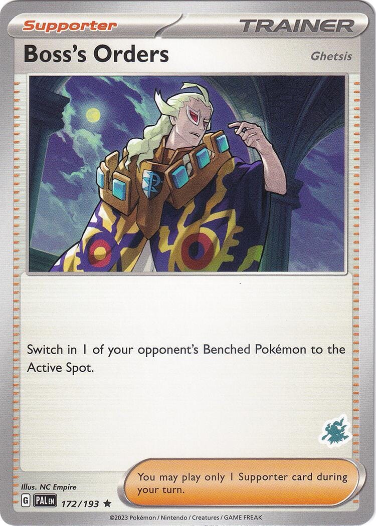 Boss's Orders (172/193) (Darkrai Deck) [Battle Academy 2024] Pokemon Single Pokémon  | Multizone: Comics And Games
