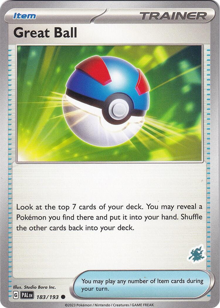 Great Ball (183/193) (Darkrai Deck) [Battle Academy 2024] Pokemon Single Pokémon  | Multizone: Comics And Games