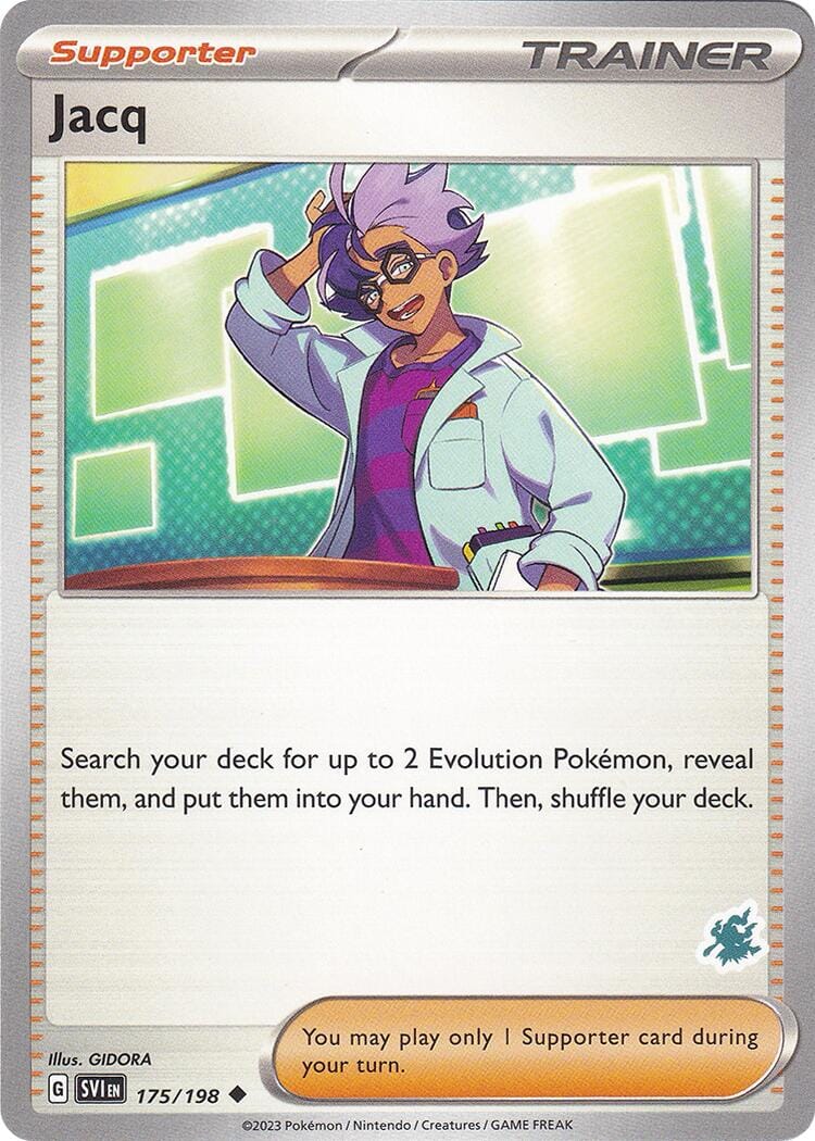 Jacq (175/198) (Darkrai Deck) [Battle Academy 2024] Pokemon Single Pokémon  | Multizone: Comics And Games