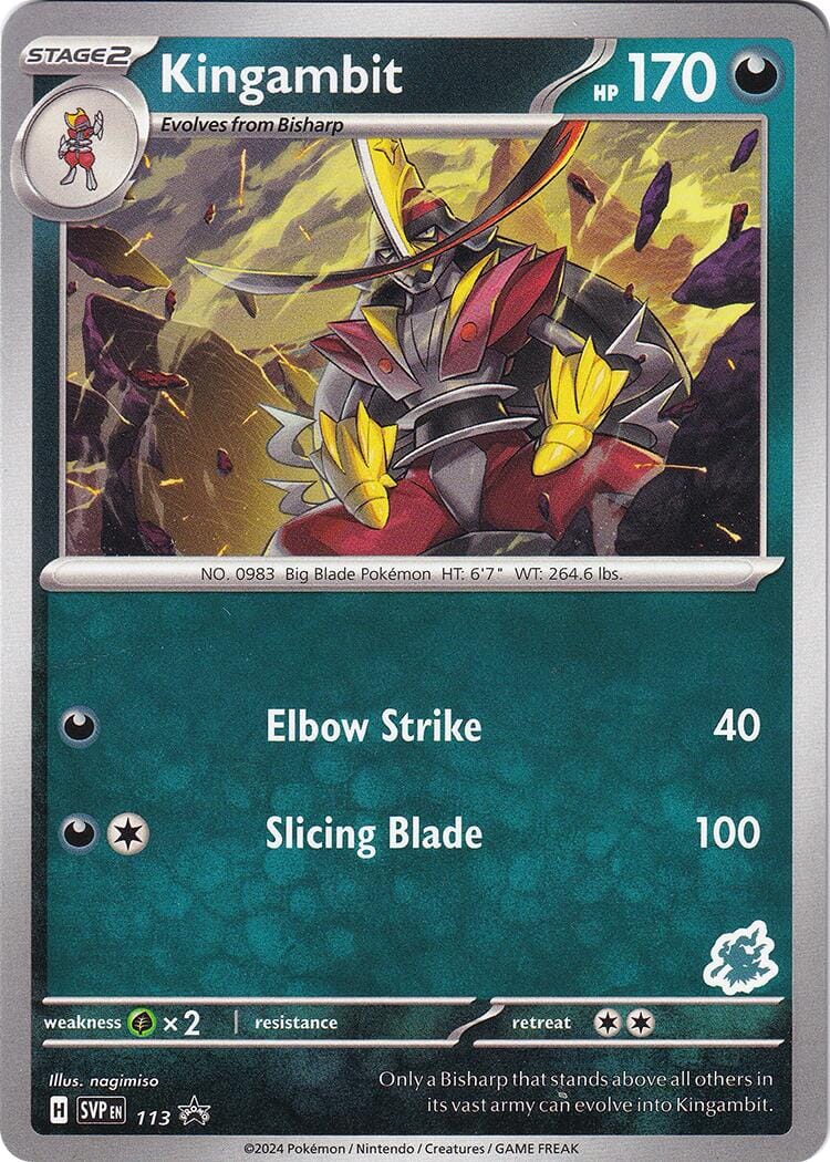 Kingambit (113) (Darkrai Deck) [Battle Academy 2024] Pokemon Single Pokémon  | Multizone: Comics And Games