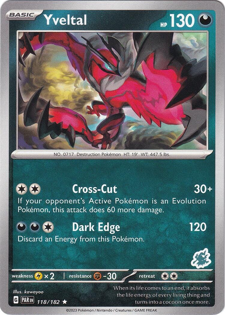 Yveltal (118/182) (Darkrai Deck) [Battle Academy 2024] Pokemon Single Pokémon  | Multizone: Comics And Games