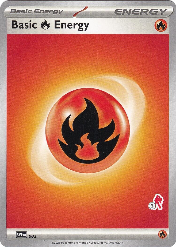 Basic Fire Energy (002) (Armarouge Stamp #3) [Battle Academy 2024] Pokemon Single Pokémon  | Multizone: Comics And Games