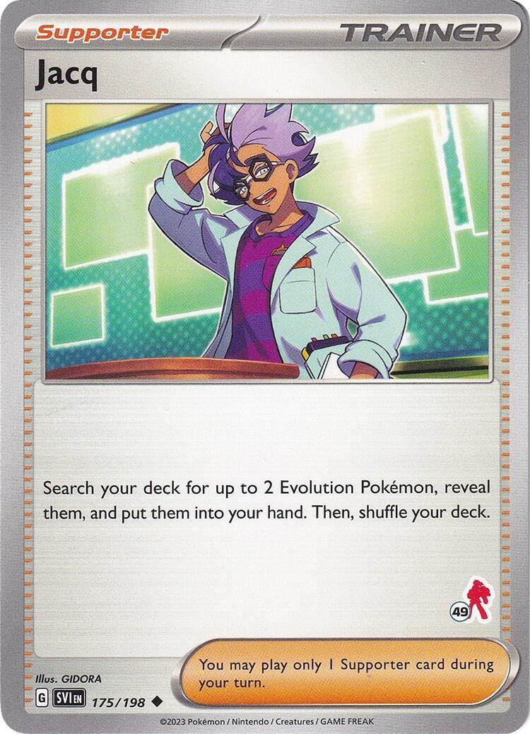 Jacq (175/198) (Armarouge Stamp #49) [Battle Academy 2024] Pokemon Single Pokémon  | Multizone: Comics And Games