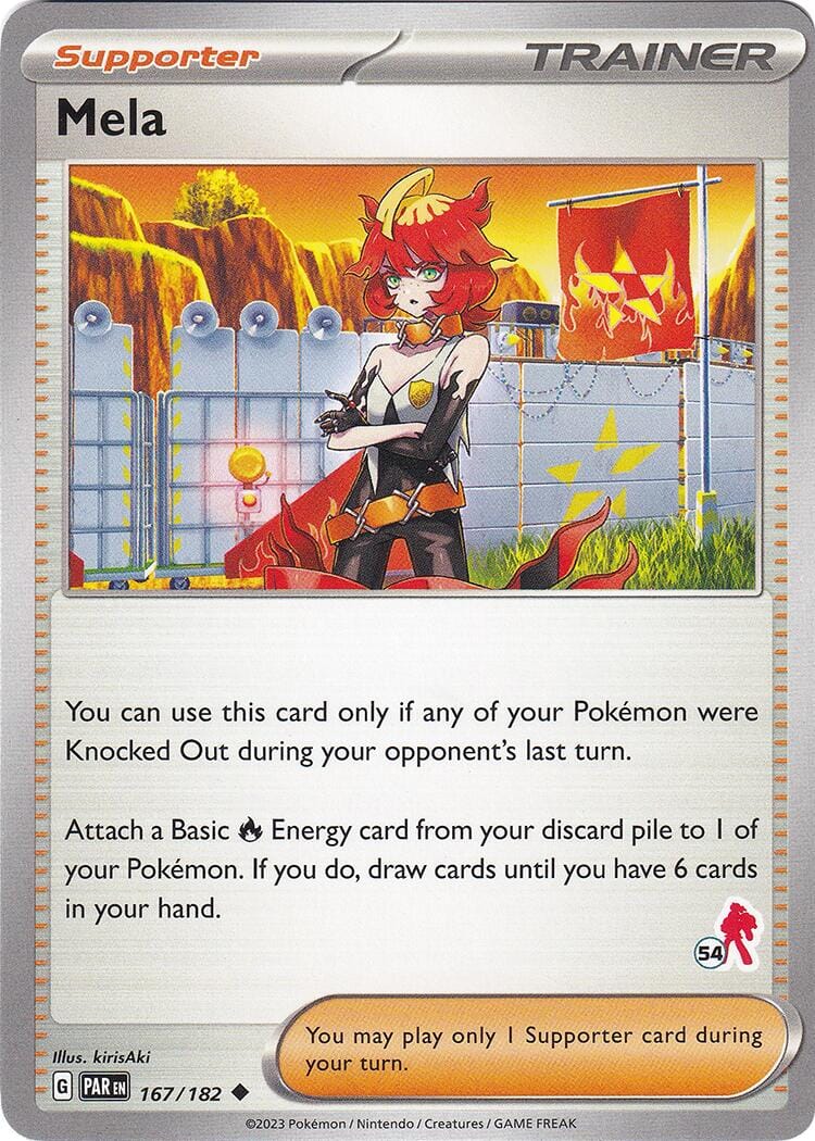 Mela (167/182) (Armarouge Stamp #54) [Battle Academy 2024] Pokemon Single Pokémon  | Multizone: Comics And Games