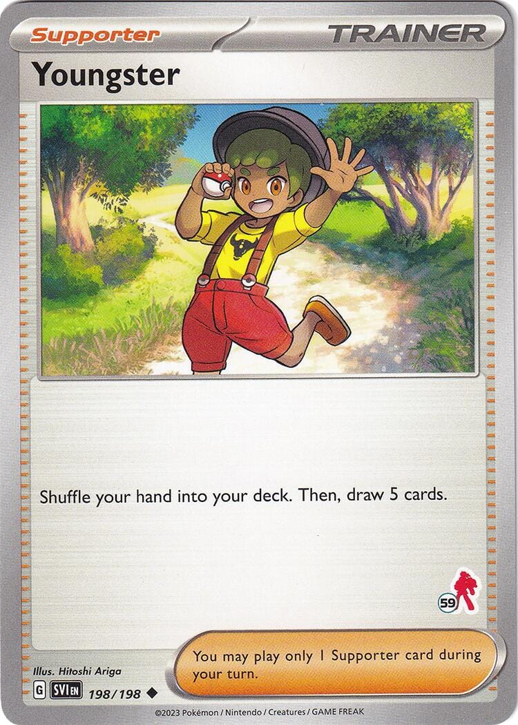 Youngster (198/198) (Armarouge Stamp #59) [Battle Academy 2024] Pokemon Single Pokémon  | Multizone: Comics And Games