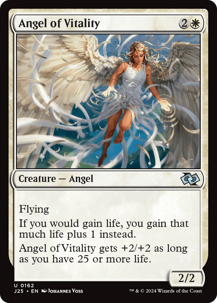 Angel of Vitality [Foundations Jumpstart] MTG Single Magic: The Gathering  | Multizone: Comics And Games