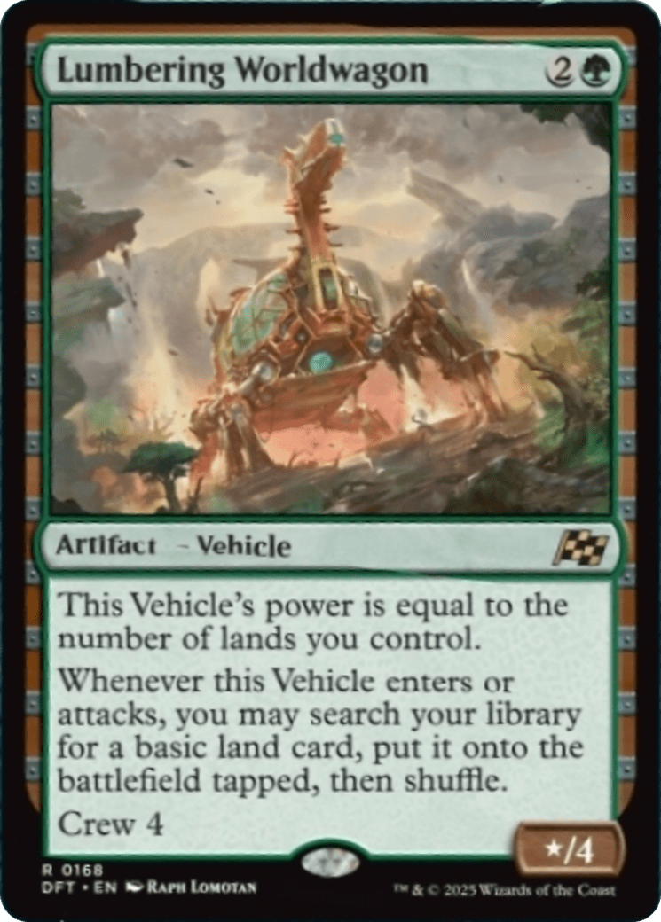 Lumbering Worldwagon [Aetherdrift] MTG Single Magic: The Gathering  | Multizone: Comics And Games