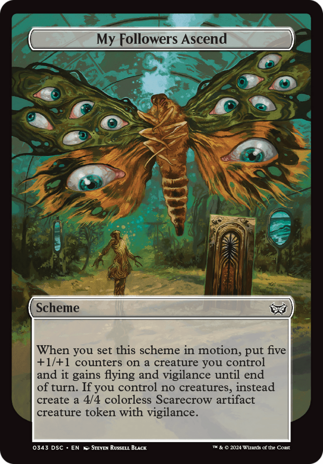 My Followers Ascend (Full Art) [Duskmourn: Archenemy] MTG Single Magic: The Gathering  | Multizone: Comics And Games