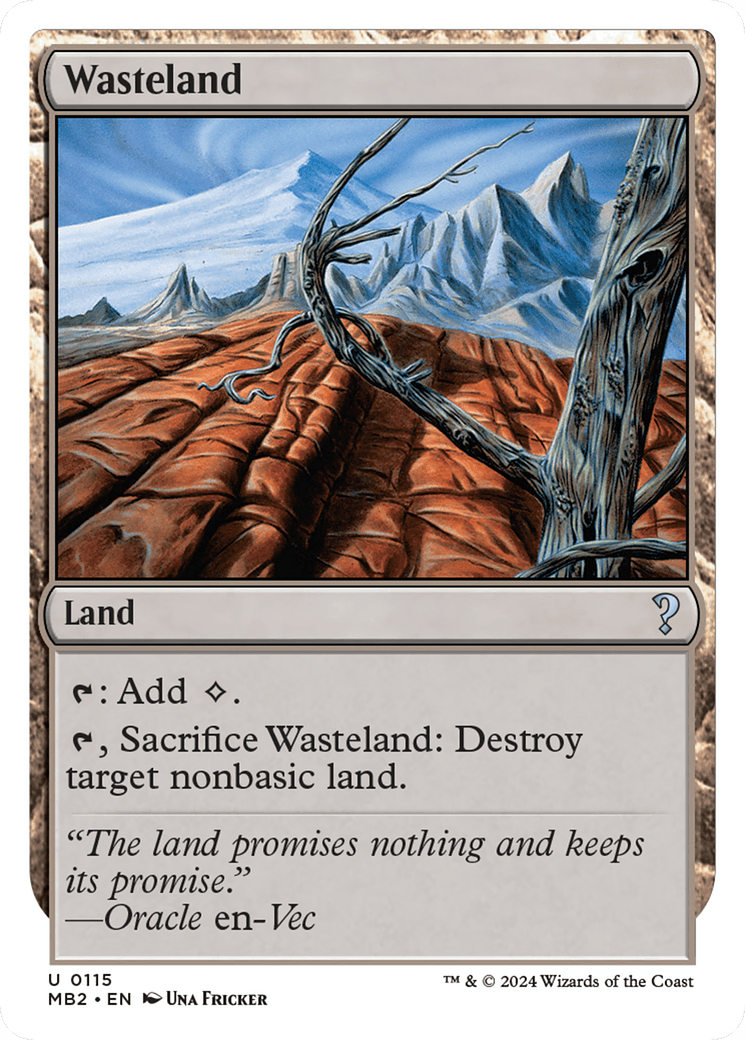 Wasteland [Mystery Booster 2] MTG Single Magic: The Gathering  | Multizone: Comics And Games