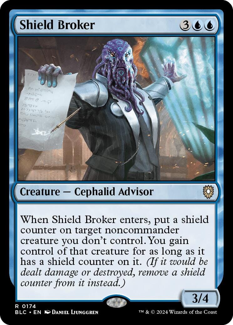 Shield Broker [Bloomburrow Commander] MTG Single Magic: The Gathering  | Multizone: Comics And Games