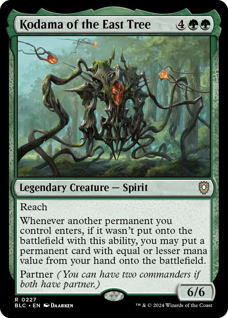 Kodama of the East Tree [Bloomburrow Commander] MTG Single Magic: The Gathering  | Multizone: Comics And Games