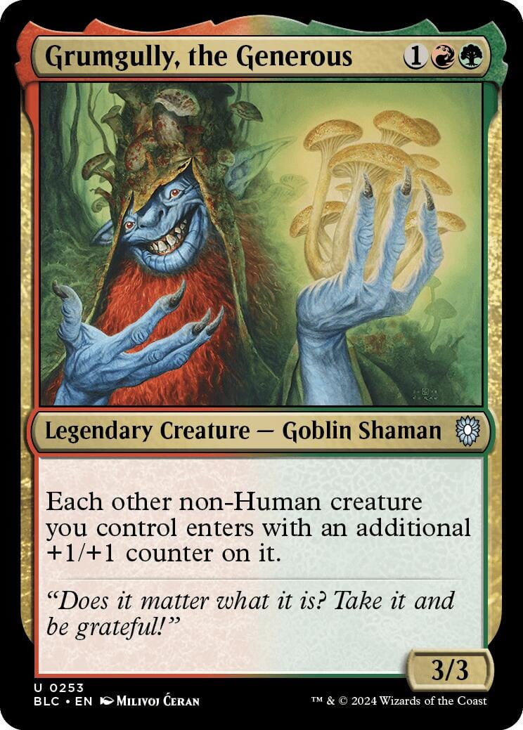 Grumgully, the Generous [Bloomburrow Commander] MTG Single Magic: The Gathering  | Multizone: Comics And Games
