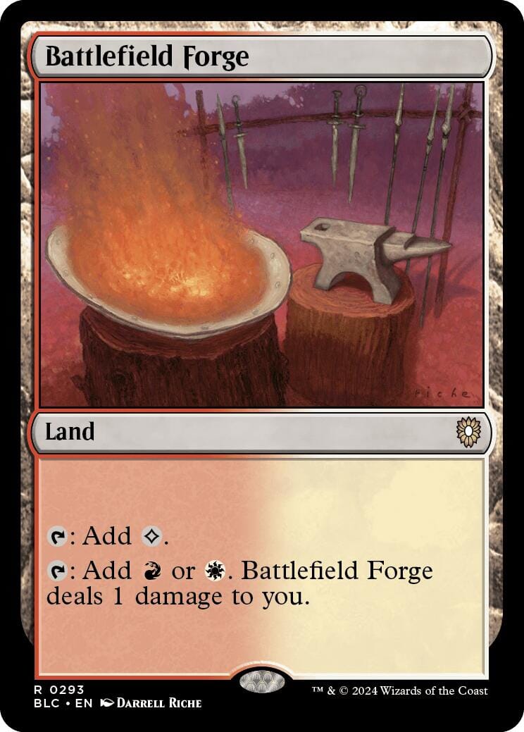 Battlefield Forge [Bloomburrow Commander] MTG Single Magic: The Gathering  | Multizone: Comics And Games